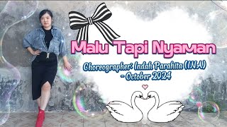 Malu Tapi Nyaman | Linedance | Beginner | Choreographer: Indah Parahita (INA) - October 2024