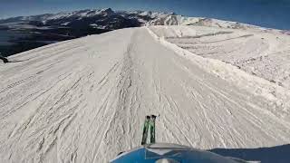 POV Nauders erster Skitag mit Crash Saison 24/25 Bluebird