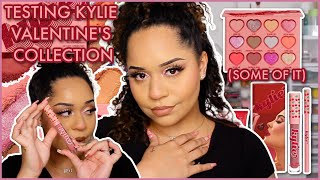 Testing Some of the NEW Kylie Valentine's Collection! 🍒