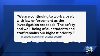 Employee with Oconee County school district placed on administrative leave after being arrested