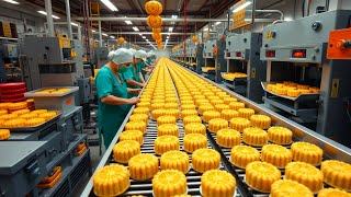 How Mooncakes Are Made in a Mega Factory | Behind the Scenes of the Mooncake Production Process