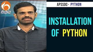 Installation of Python | Python Training Program | APSSDC | MANA TV