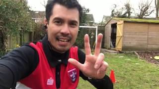 Dribbling challenge with U6 Coach Carlo