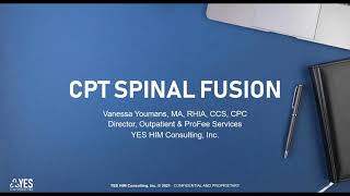 CPT® Spinal Fusion