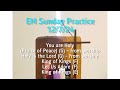 🩵EM Sunday Practice 12/8/24