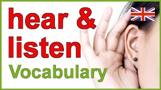 Hear and listen - Difficult English words | Vocabulary