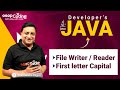 Java Text Files | Reading & Writing | File Writer | File Reader | Java for Developers | #Java #Lec91