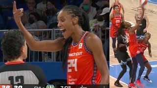 FOULED BY OWN TEAMMATE?? Ref Gives Bonner Call & She's STILL Mad! | WNBA Playoffs Semis, Sun vs Sky