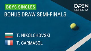 NIKOLCHOVSKI Teodor VS CARMASOL Tiago - Open Super 12 2025