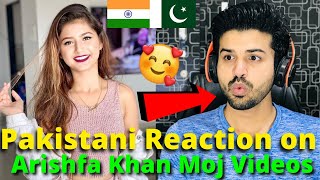 Pakistani React on Arishfa Khan Latest MOJ VIDEOS 2024 | Shayari | Reaction Vlogger