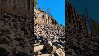 Devils Postpile National Monument, hexagon rock