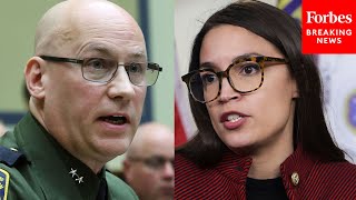 AOC Asks Border Patrol Witness Point Blank About Hate Group Assisting At The Border