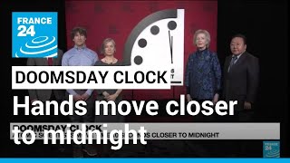 Doomsday Clock ticks ever closer to midnight amid Ukraine war, other crises • FRANCE 24 English