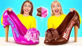 Bubble Gum vs Chocolate Food Challenge | Funny Food Recipes by Choco DO