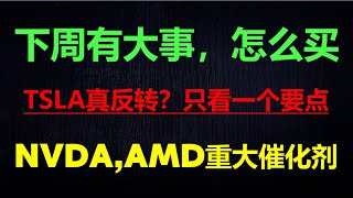 美股  下周买什么？TSLA真假反弹只看一个要点，NVDA,AMD,重大催化剂。#trending #tsla #nvda #美股 #trend #trading #qqq   1月4日