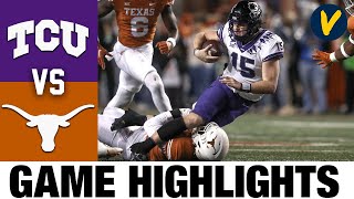 #4 TCU at #18 Texas | 2022 College Football Highlights