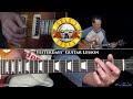 Guns N' Roses - Yesterdays Guitar Lesson