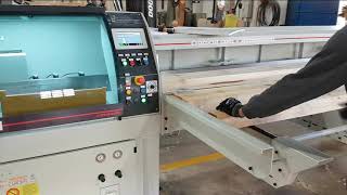 TRSI AP Ø500 - industrial packaging push feeding optimizing cross-cut-saw in Spain Cursal_248