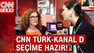 Seçimin nabzı CNN Türk ve Kanal D ortak yanında atacak! Fulya Öztürk Haber Merkezi'nden aktardı