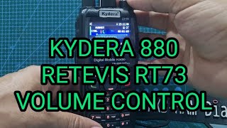 KYDERA 880 / GD77 Volume Controls