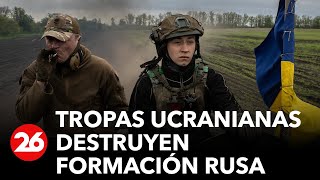 GUERRA RUSIA-UCRANIA | Tropas ucranianas destruyen una formación rusa cerca de Bajmut