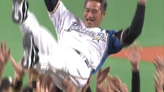 【プロ野球パ】木田GM補佐の引退セレモニー、野茂氏からメッセージも  2015/03/04 F-G