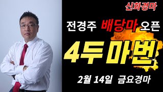 [신화경마] 2월 14일(금요)🔴경마🟢신화경마👍신화홍성우 경마😍고배당W핵심체크