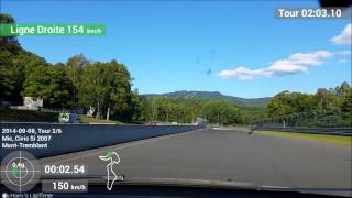 2 laps in tremblant - Civic Si 2007 Kraftwerks Supercharged