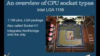 CPU SOCKETS,TYPE OF SOCKET AND CHIP