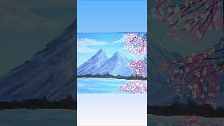 Mountain ⛰️ painting 🖼 #viral #reel #video #trending #shorts