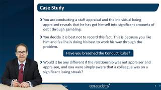 FCA Conduct Rules - Case Study 1