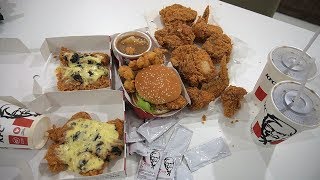 Eating KFC CHIZZA in Vietnam