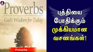 புத்தியை போதிக்கும் வசனங்கள்! | Proverbs | Bible | Today Bible Verse | Tamil Christian Message