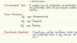 Στοιχεια Μηχανων Μαθημα 10  Επιτρεπομενη Ταση Συντελεστες Ασφαλειας Χρηση των τυπων της τασης