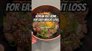 Korean Rice Bowls to Lose Weight!