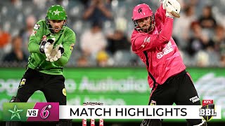 Sixers clinch nine straight over Stars in tense final over chase | BBL|12