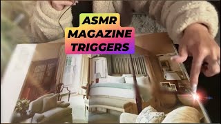 ASMR 30 Min Of Pure Whispering \u0026 Old School Magazine Flip Through With Relaxing Hand Movements