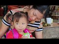 Taking children to school, gardening, growing vegetables, daily life | La Thi Lan