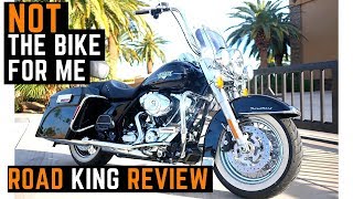 Too Big For Short Riders? Harley Road King Review, Test Ride, Impressions, Likes \u0026 Dislikes