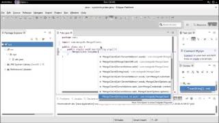 Starting mongodb server and connecting java program to mongodb!!
