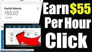 Earn $55 Per Hour Clicking Online! FREE | How to Make Money Online