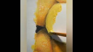 Beautiful Lemon painting ll Colourful painting ll #shorts