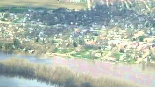 Illinois River Flooding 04-20-13 Henry,Lacon,Chillicothe,Spring Bay and Pekin