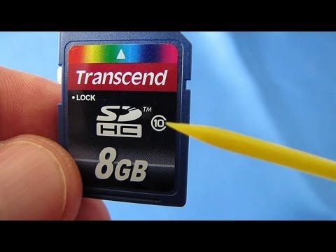 SDHC SD Card Problems and Solutions (Card Locked, Card Error, No Memory Card, Card Formatted)