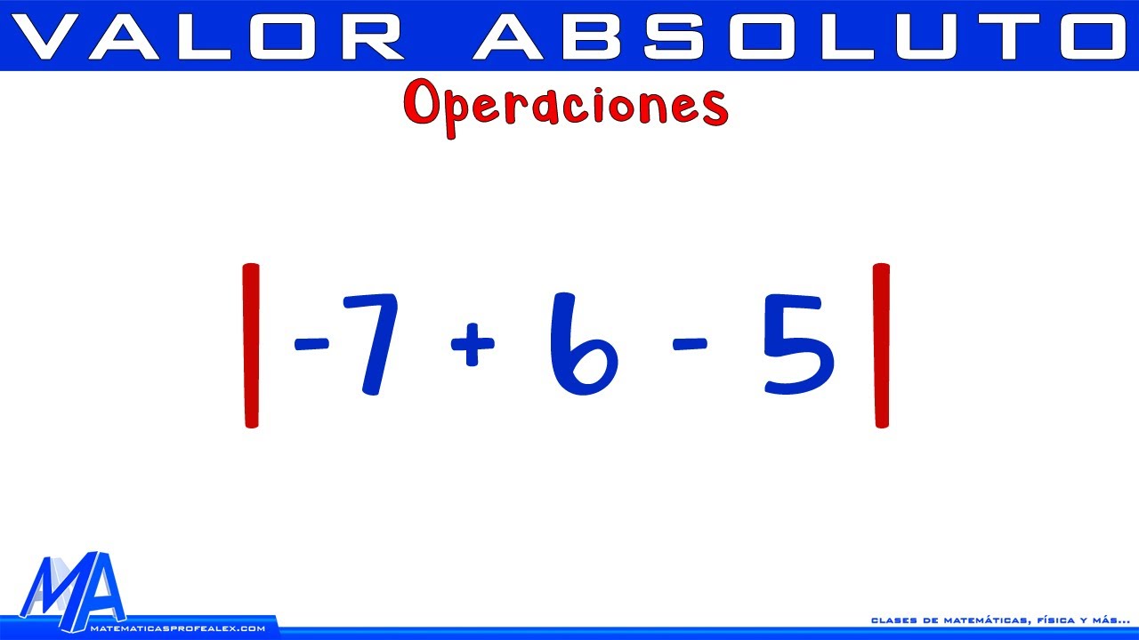 Operaciones Con Valor Absoluto - YouTube