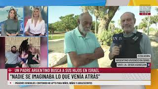 Ataque en Hamas: un padre argentino busca a sus hijos en Israel