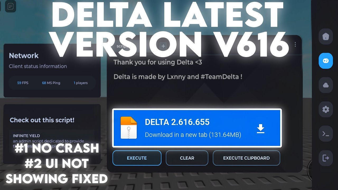 Delta Executor Latest Version V616 Youtube