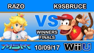 MSM 117 - tHB | Razo (Peach) Vs. MF LH | K9sbruce (Diddy Kong) Winners Finals