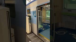 【姪浜駅】今話題の新型車両‼︎福岡市地下鉄4000系に乗るシーン2024.12.14#shorts