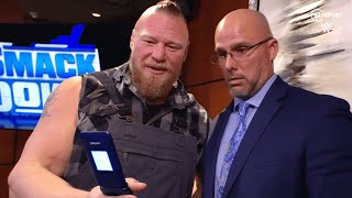 Brock Lesnar STILL uses a Flip Phone in 2021! 😂 | WWE SmackDown